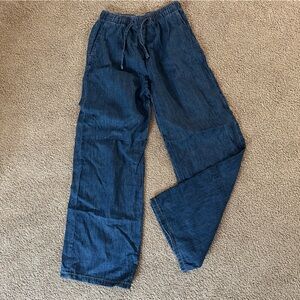 ASOS brand Blue Denim Drawstring Pants